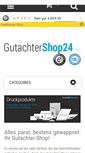 Mobile Screenshot of gutachtershop24.com